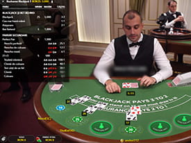 Bucharest Blackjack Live la Baumbet Casino