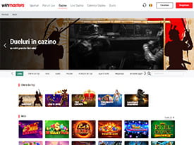 Jocuri casino la Winmasters