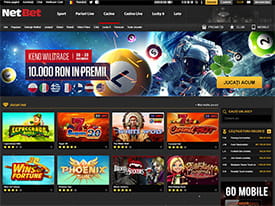 NetBet Casino Lobby