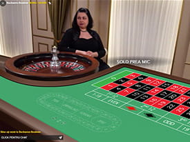 Ruleta Bucharest live la 888 Casino