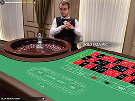 Ruleta Live la Winmasters Casino